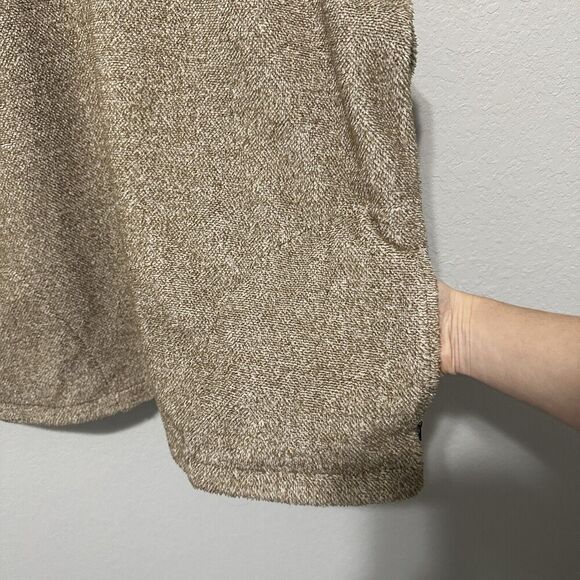 Eddie Bauer Women’s Pullover Sweater Size XXL Beige Tan Fleece‎ Mock Neck - Picture 5 of 9